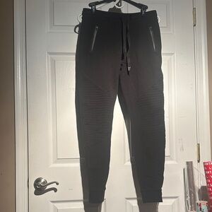 ALO Yoga Ribbed Moto Joggers